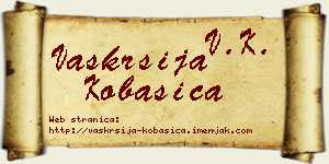 Vaskrsija Kobasica vizit kartica
